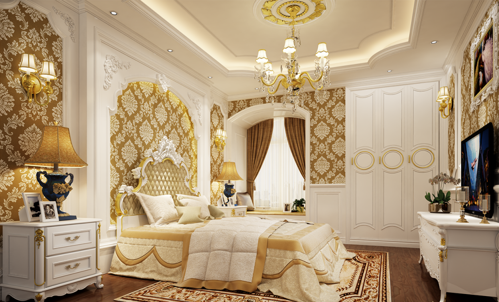 Nội thất phòng ngủ phong cách cổ điển